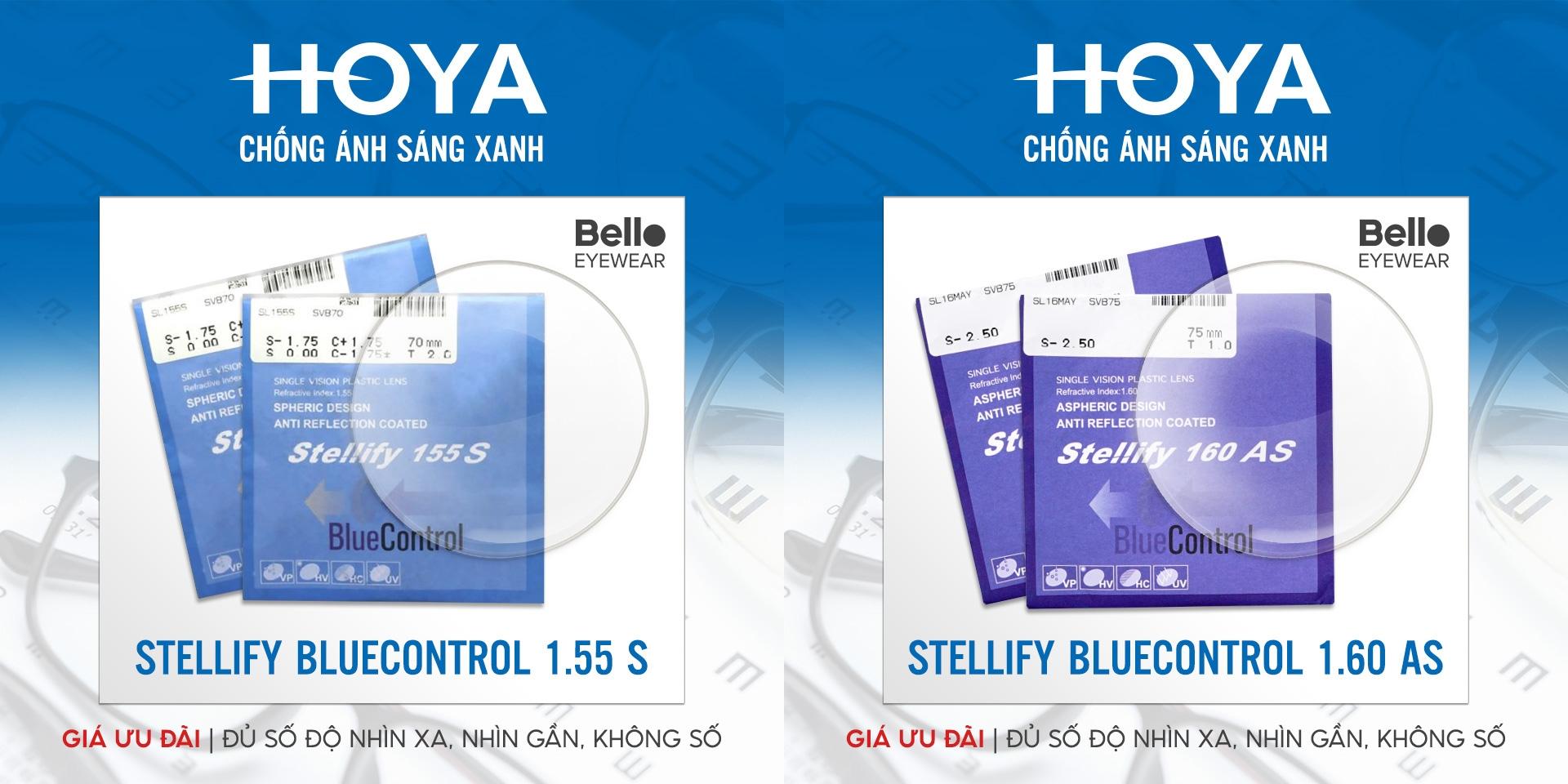 Tròng kính siêu chống trầy xước Hoya