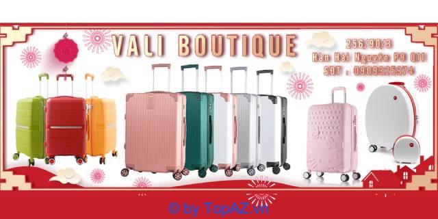 Vali kéo tại cửa hàng Vali Boutique