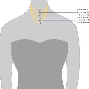 Hướng dẫn chọn size dây chuyền, dây cổ và kiềng